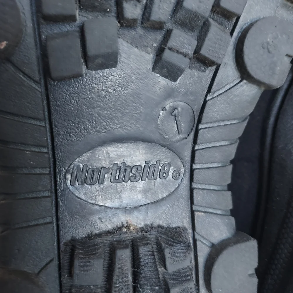 Northside Frosty Lavender & Black 3M Thinsulate Winter Snow Boots Sz 1 Outdoor